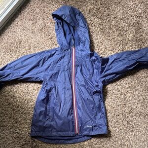 L.L. Bean Kids Navy Raincoat